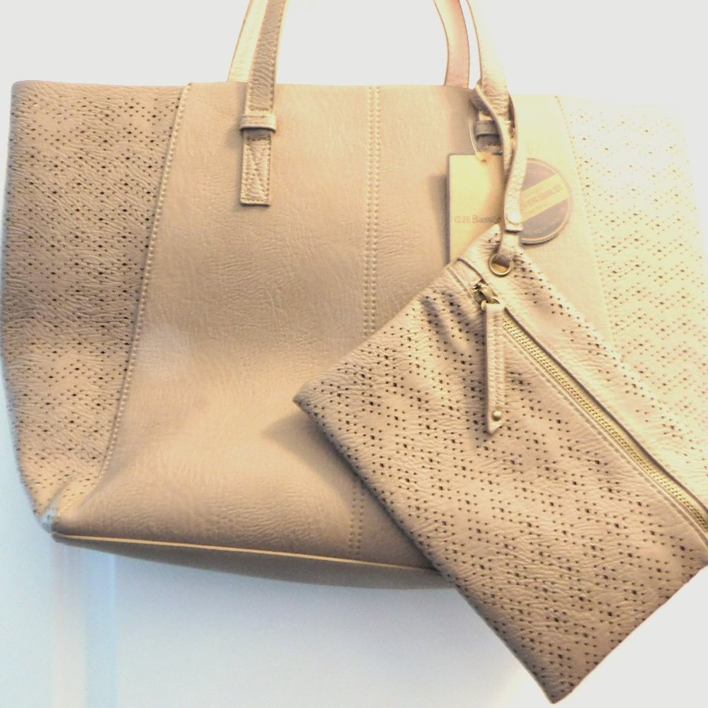 Bass Reversible Tote with Wristlet